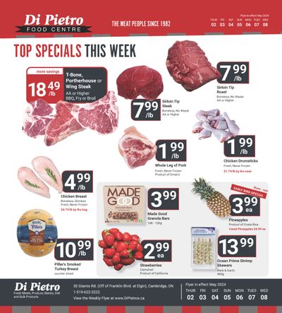 Di Pietro Food Centre Flyer May 2 to 8