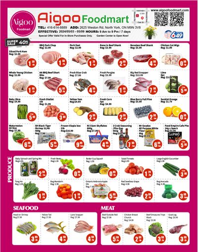 Aigoo Foodmart Flyer May 3 to 9 