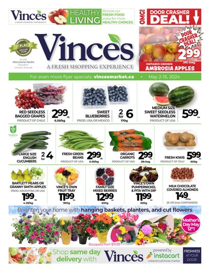 Vince's Market Flyer May 2 to 15