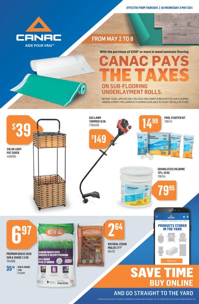 Canac Flyer May 2 to 8