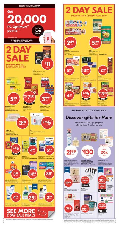 Shoppers Drug Mart (Atlantic) Flyer May 4 to 9