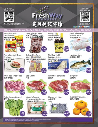 FreshWay Foodmart Flyer May 3 to 9