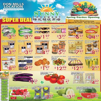 Sunny Foodmart (Don Mills) Flyer May 3 to 9