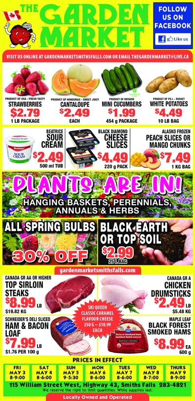 The Garden Market Flyer May 3 to 9