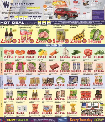 88 Supermarket Flyer May 2 to 8