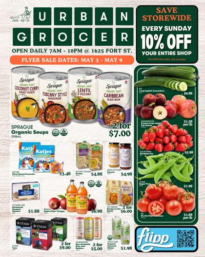 Urban Grocer Flyer May 3 to 9