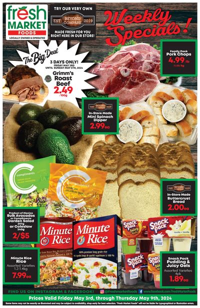 Fresh Market Foods Flyer May 3 to 9