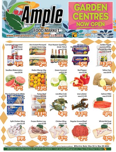 Ample Food Market (Brampton) Flyer May 3 to 9