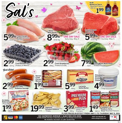 Sal's Grocery Flyer May 3 to 9