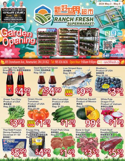 Ranch Fresh Supermarket Flyer May 3 to 9