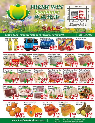 Fresh Win Foodmart Flyer May 3 to 9
