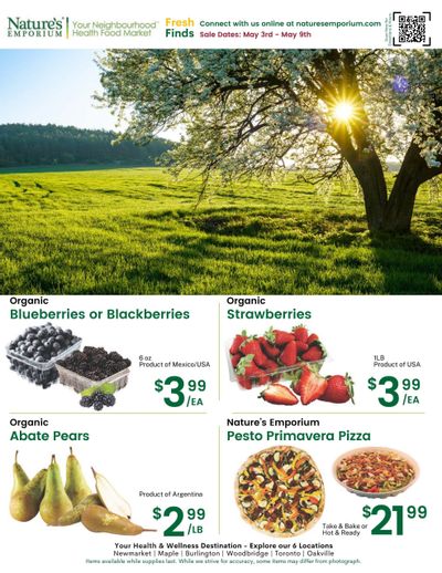 Nature's Emporium Weekly Flyer May 3 to 9