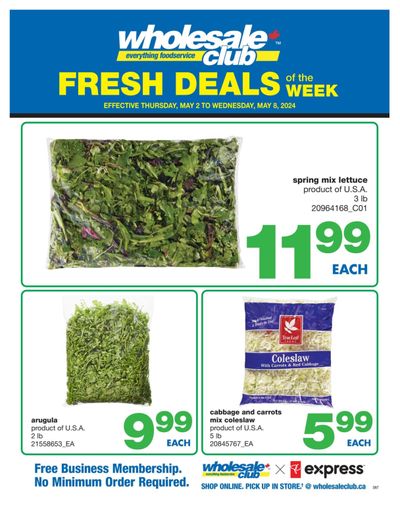 Wholesale Club (ON) Fresh Deals of the Week Flyer May 2 to 8