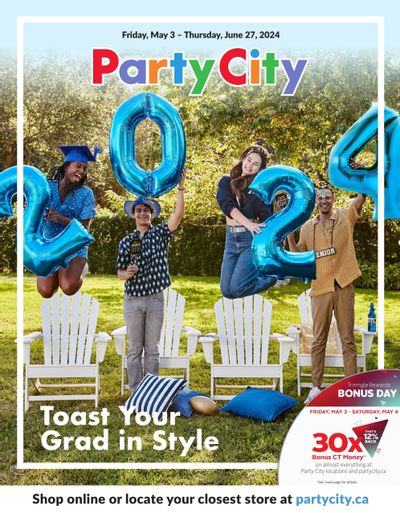 Party City Flyer May 3 to June 27