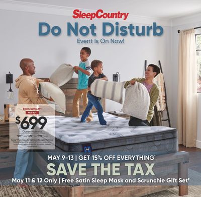 Sleep Country Flyer May 6 to 12