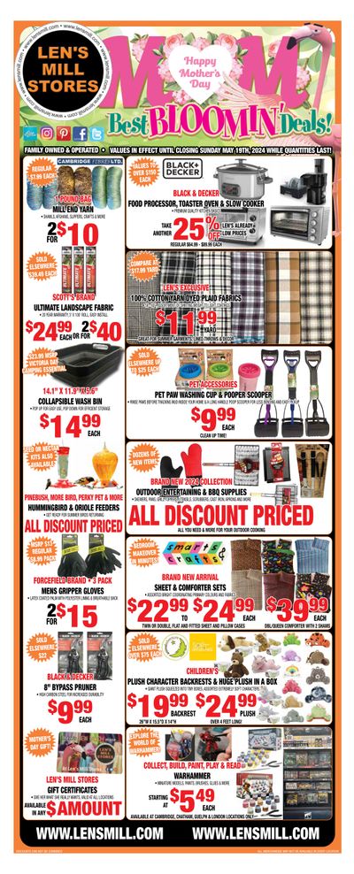 Len's Mill Stores Flyer May 6 to 19