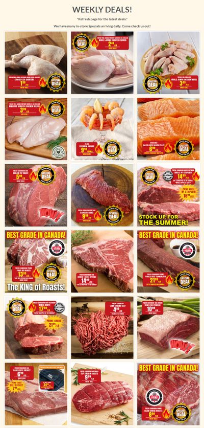 Robert's Fresh and Boxed Meats Flyer May 6 to 13