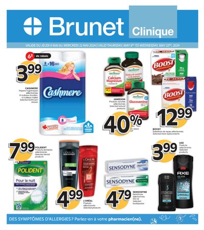 Brunet Clinique Flyer May 9 to 22