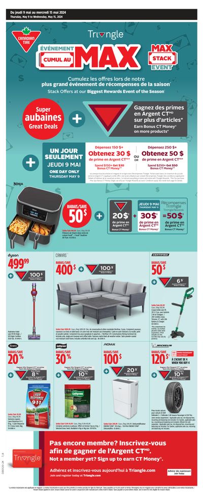 Canadian Tire (QC) Flyer May 9 to 15