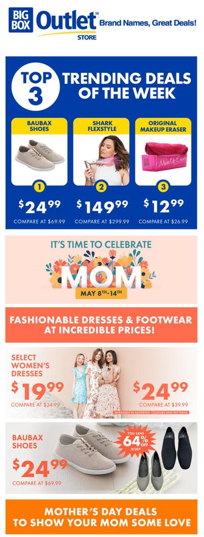 Big Box Outlet Store Flyer May 8 to 14