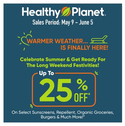 Healthy Planet Flyer May 9 to June 5