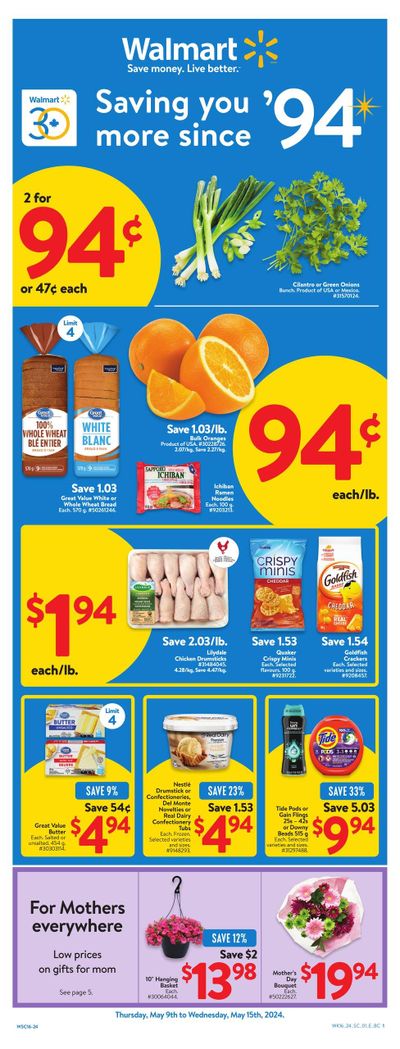 Walmart (West) Flyer May 9 to 15