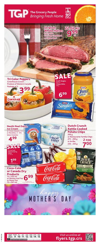 TGP The Grocery People Flyer May 9 to 15