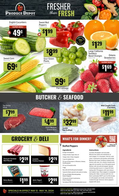 Produce Depot Flyer May 8 to 14