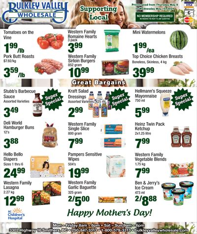 Bulkley Valley Wholesale Flyer May 9 to 15