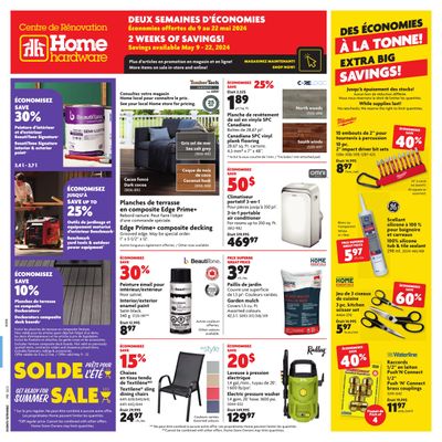 Home Hardware Building Centre (QC) Flyer May 9 to 22