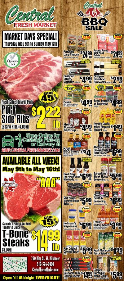 Central Fresh Market Flyer May 9 to 16