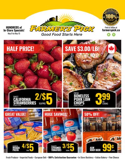 Farmer's Pick Flyer May 9 to 15