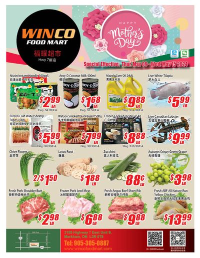 WinCo Food Mart (HWY 7) Flyer May 9 to 15