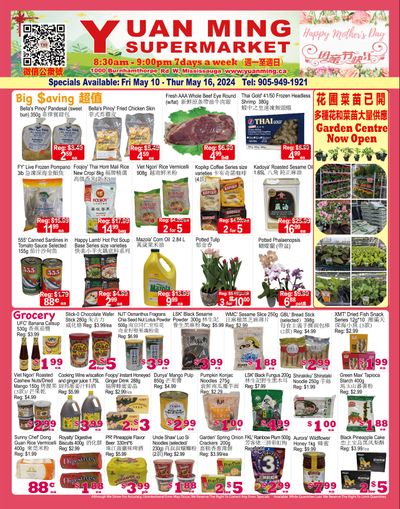Yuan Ming Supermarket Flyer May 10 to 16