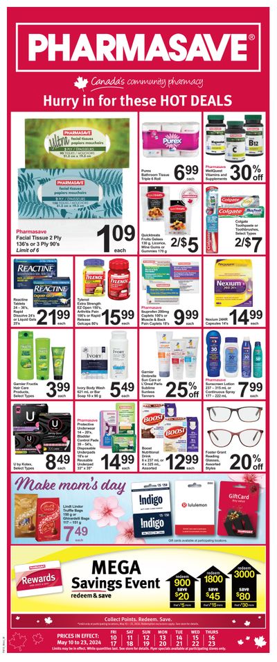 Pharmasave (AB, SK & MB) Flyer May 10 to 23