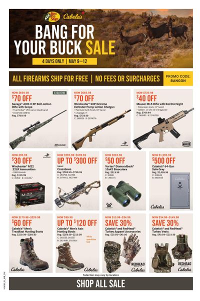 Bass Pro Shops Flyer May 9 to 12