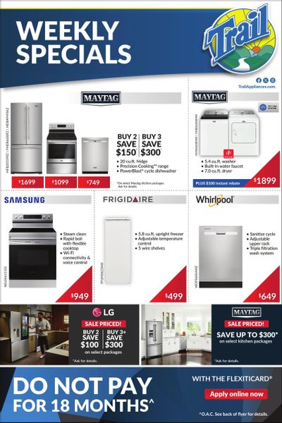 Trail Appliances (AB & SK) Flyer May 9 to 22