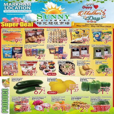 Sunny Foodmart (Markham) Flyer May 10 to 16