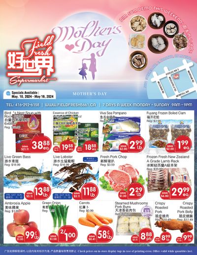 Field Fresh Supermarket Flyer May 10 to 16