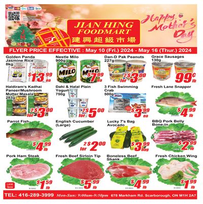 Jian Hing Foodmart (Scarborough) Flyer May 10 to 16