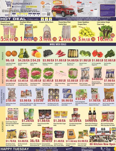 88 Supermarket Flyer May 9 to 15