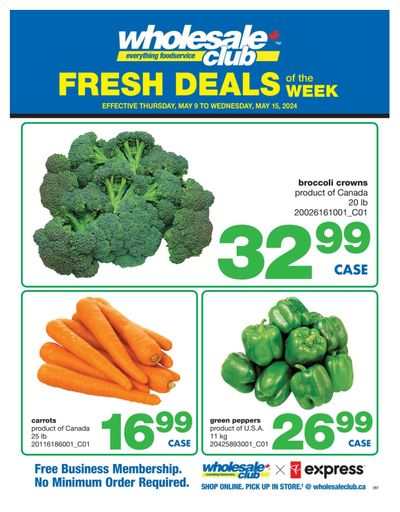 Wholesale Club (ON) Fresh Deals of the Week Flyer May 9 to 15