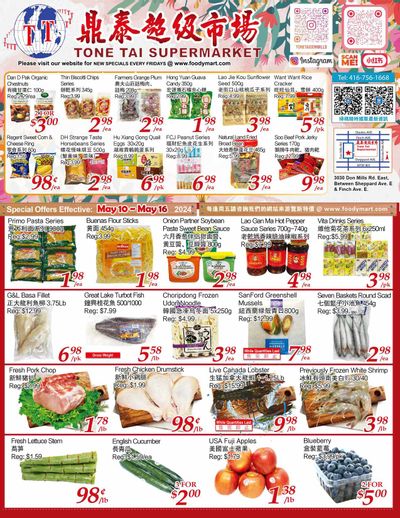 Tone Tai Supermarket Flyer May 10 to 16