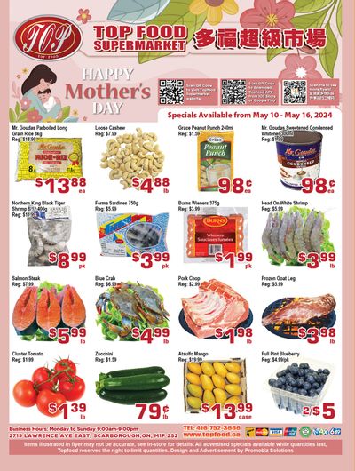 Top Food Supermarket Flyer May 10 to 16
