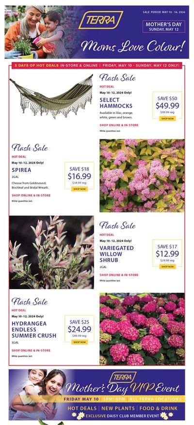 Terra Greenhouses Flyer May 10 to 16