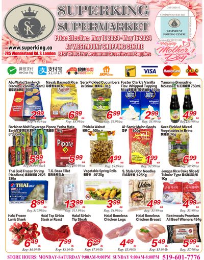Superking Supermarket (London) Flyer May 10 to 16