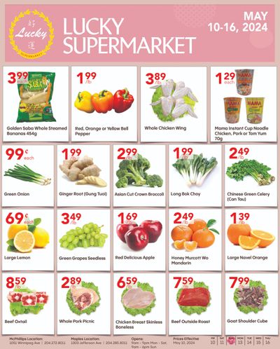 Lucky Supermarket (Winnipeg) Flyer May 10 to 16