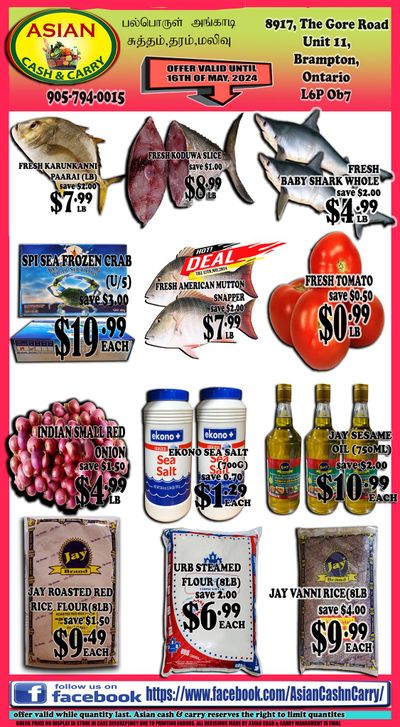 Asian Cash & Carry Flyer May 10 to 16
