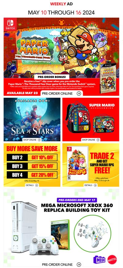 GameStop Flyer May 10 to 16