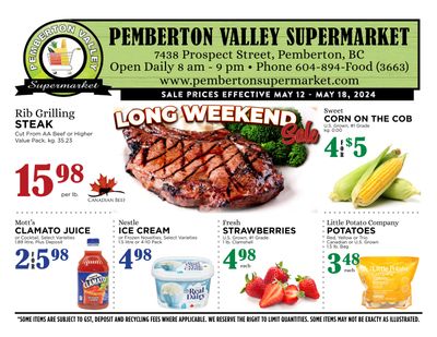 Pemberton Valley Supermarket Flyer May 12 to 18